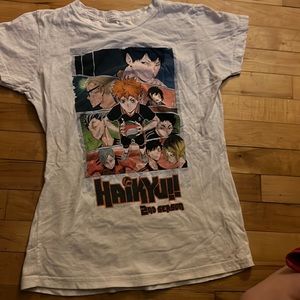Never worn, Haikyu anime T-shirt.